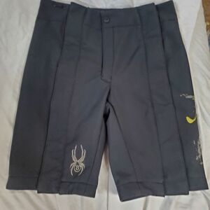 Spyder youth ski race shorts or pants, which are available in a size 12 youth.